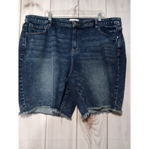 Lane Bryant‎ Shorts Ladies 22 Bermuda Mid Rise Magic Waist